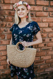 V-neck dress