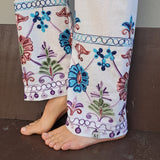 Ladies button-down pajamas set